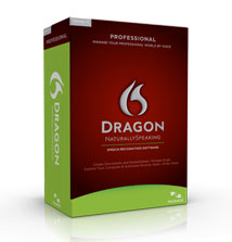 image of Dragon Naturally Speaking 10 Professional software box